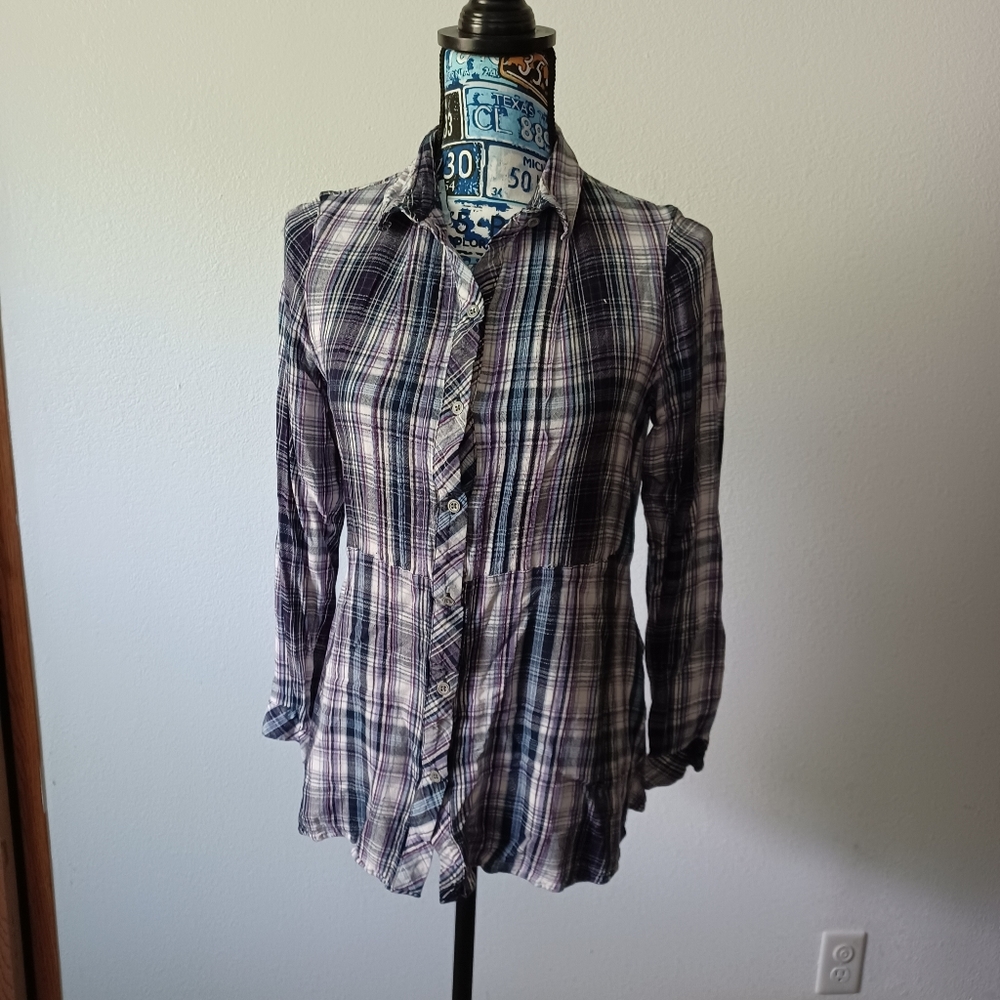 J jill Flannel tops